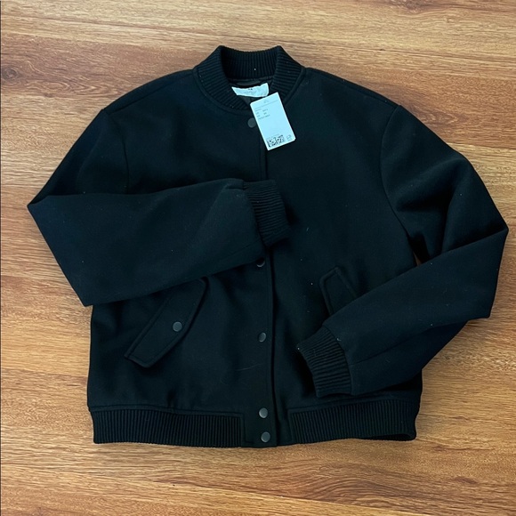 H&M Other - H&M Classic Black Varsity Jacket